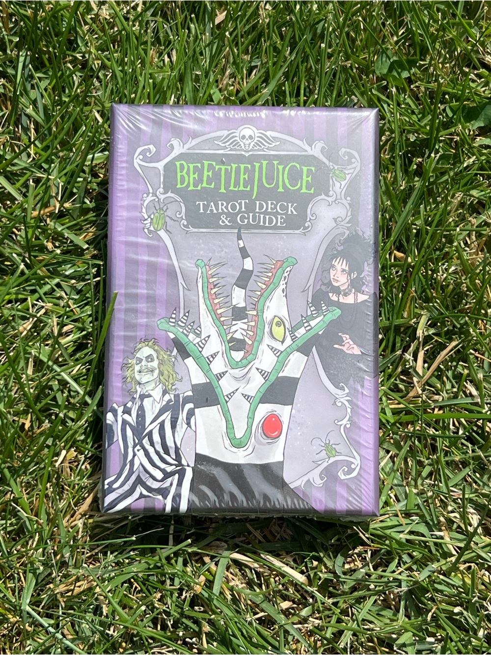 Beetlejuice Tarot Deck & Guide - Purple Box with Green Accents